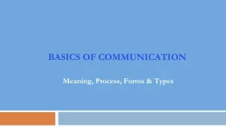 Communication skills_  An Introduction