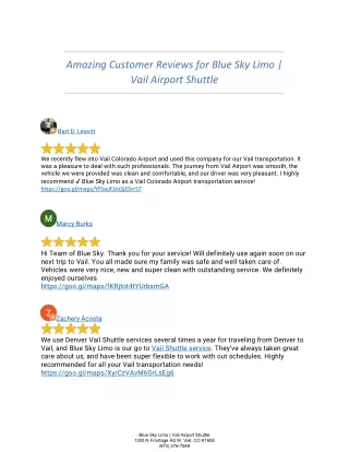 Vail-Car-Service-Reviews