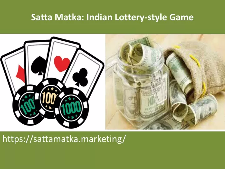 satta matka indian lottery style game