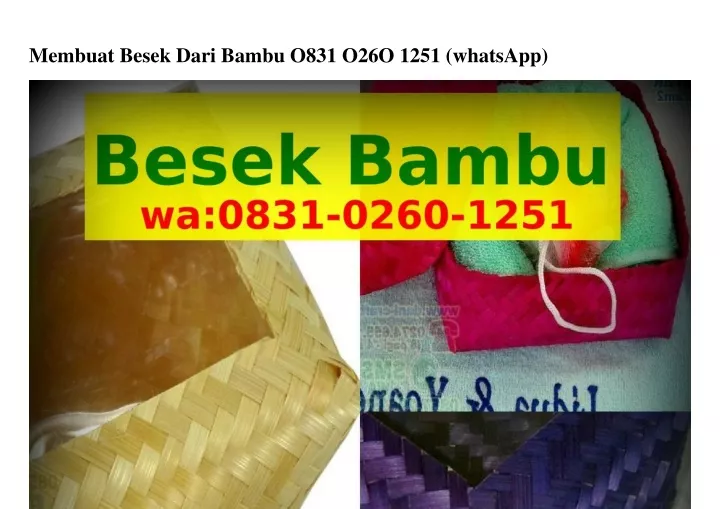 membuat besek dari bambu o831 o26o 1251 whatsapp