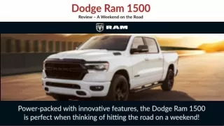 A Road Trip with the Dodge Ram 1500