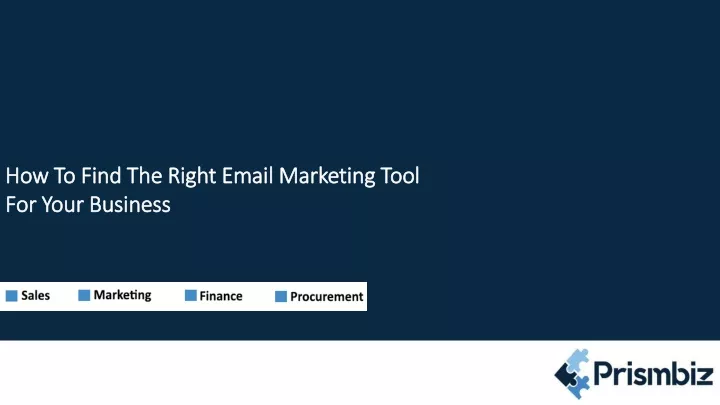 how to find the right email marketing tool