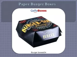 paper burger boxes