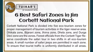 Best Safari Zones In Jim Corbett Park | Jungle Safari In Jim Corbett