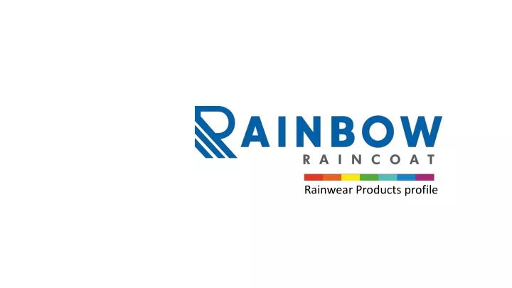 rainwear products profile