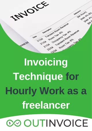 Invoicing Technique for Hourly Work as a freelancer