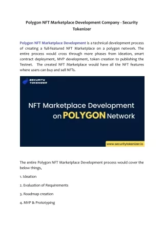 polygon nft marketplace development company