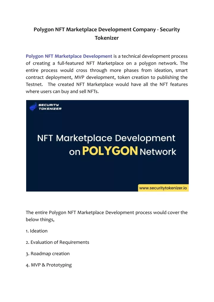 polygon nft marketplace development company