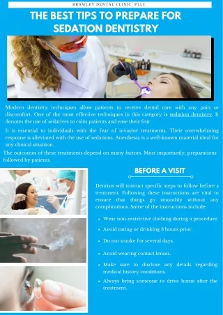 The Best Tips To Prepare For Sedation Dentistry