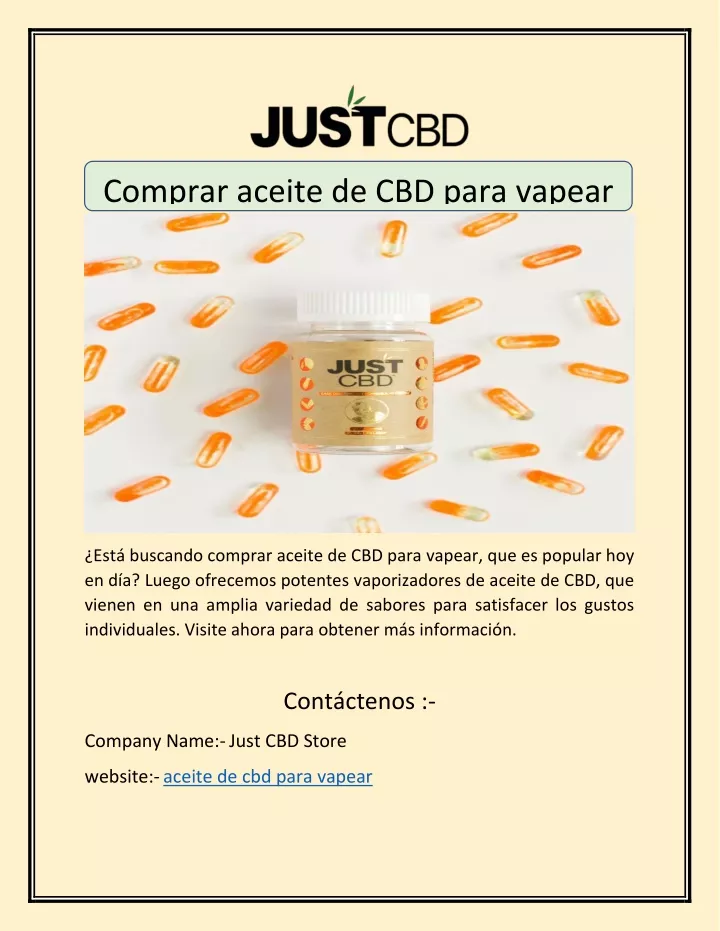 comprar aceite de cbd para vapear