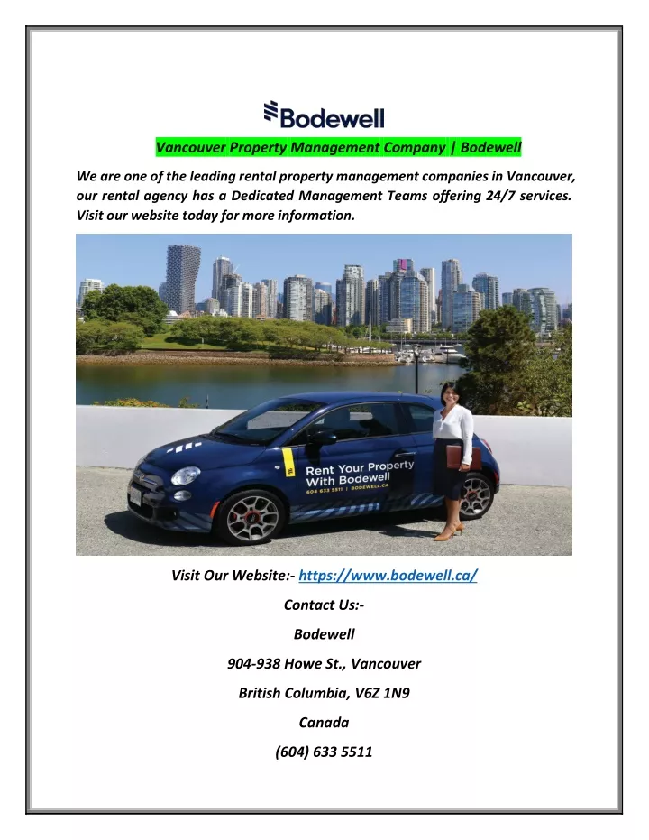 vancouver property management company bodewell