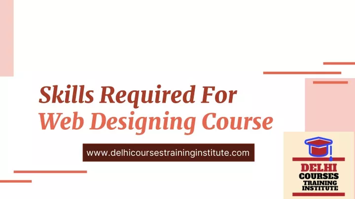 skills required for web designing course
