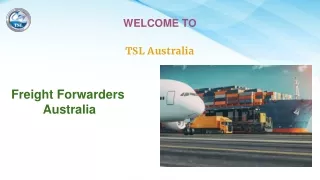 Freight Forwarders Australia | TSL Australia
