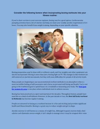 consider the following factors when incorporating