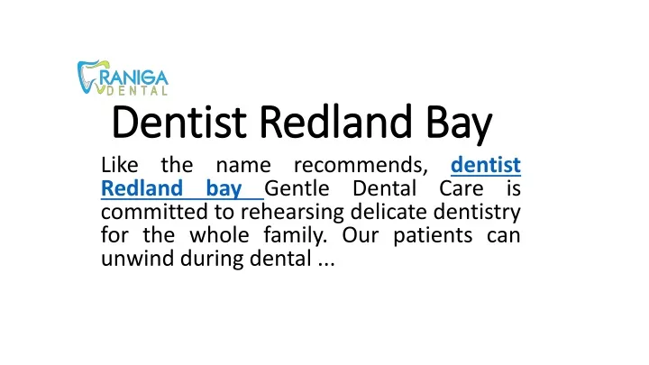 dentist redland bay
