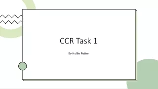 ccr task 1
