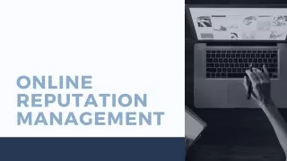 online reputation management