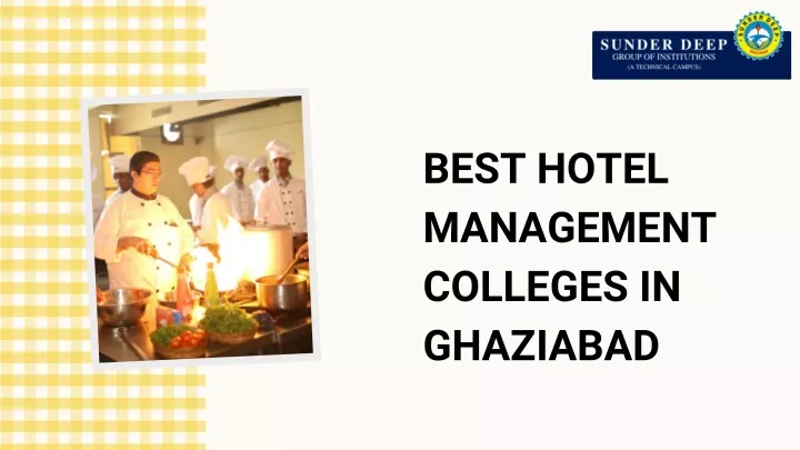 best hotel management colleges in ghaziabad