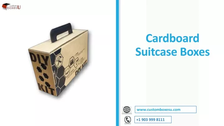 cardboard suitcase boxes