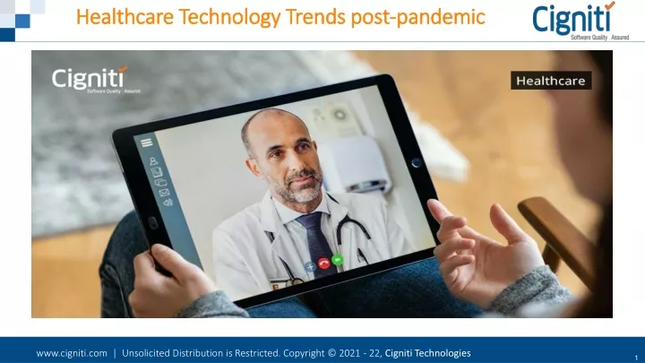 healthcare technology trends post pandemic