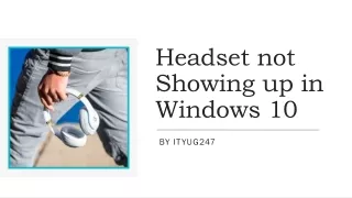How to Solve Headphones not Working in Windows 10 Issue