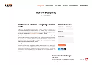 Specialist In Website Designing Services Delhi NCR