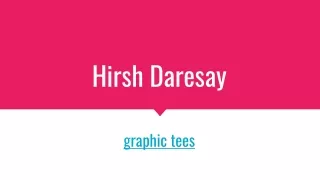 hirsh daresay