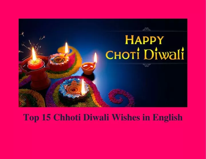 top 15 chhoti diwali wishes in english