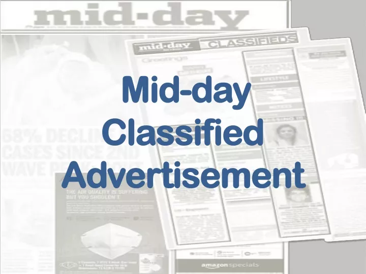 mid mid day classified classified advertisement