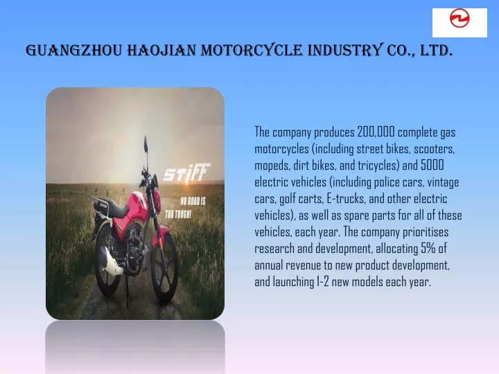 guangzhou haojian motorcycle industry co ltd