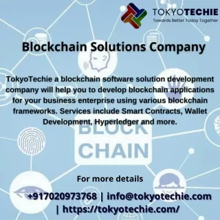 Blockchain Solutions Company