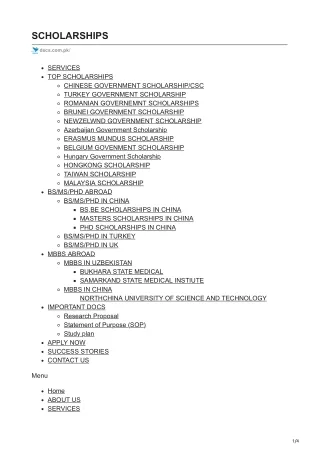 scholarships