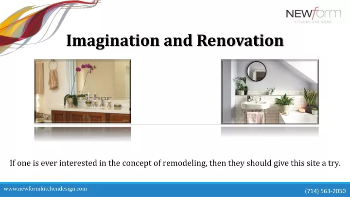 imagination and renovation