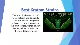 Best Kratom Strains