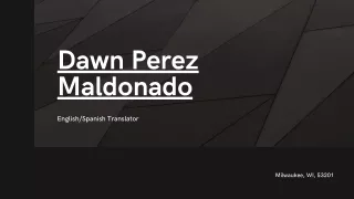Dawn Perez Maldonado