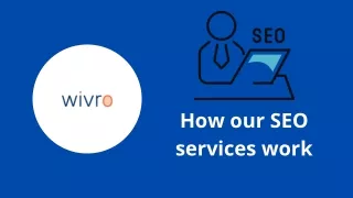 How our SEO services work