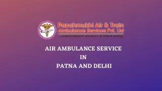 air ambulance service in patna and delhi