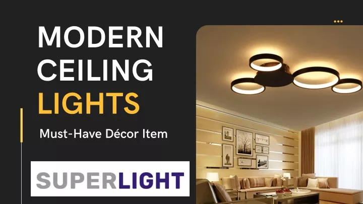 modern ceiling lights