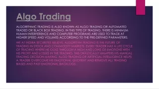 algo trading