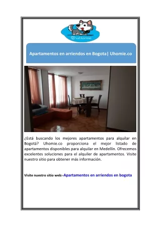 Apartamentos en arriendos en Bogota| Uhomie.co