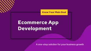 E-commerce App Solution | Ecommerce App Development