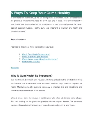 5 Ways To Keep Your Gums Healthy-converted