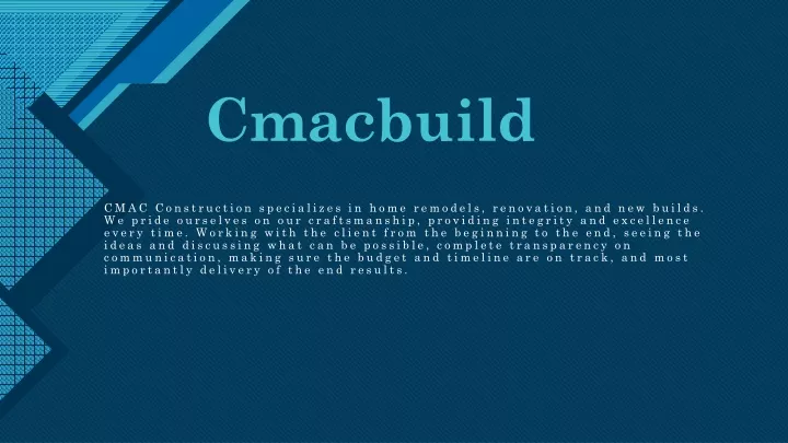 click to edit master title style cmacbuild