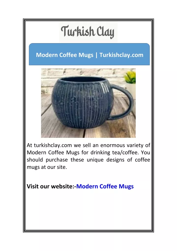 modern coffee mugs turkishclay com