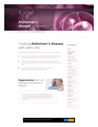 Alzheimer's disease treatment