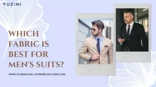 Which Fabric Is Best For Men's Suits _ UAE fashion online shopping _ Mens suits in Dubai