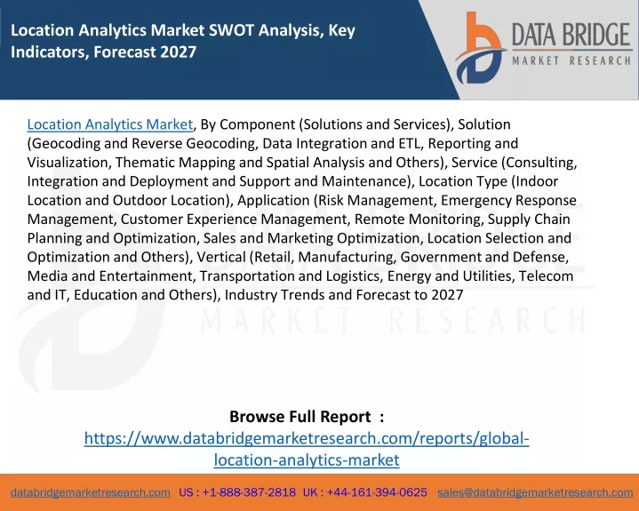location analytics market swot analysis