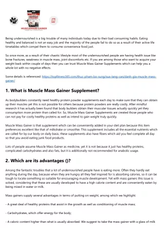 Exactly How Muscle Mass Gainer can help underweight individuals?