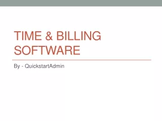 time billing software