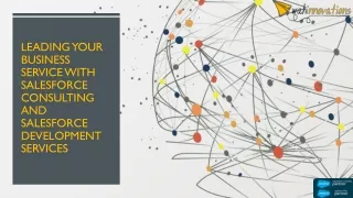 leading your business service with salesforce consulting and salesforce development services